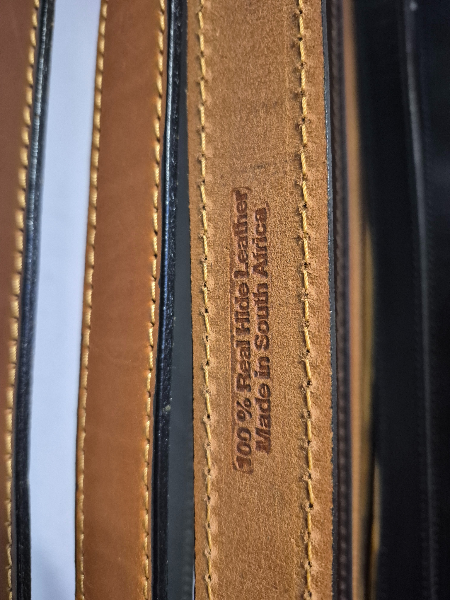 Stitched belt