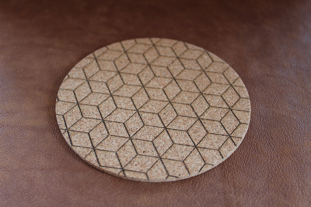 Square Cork Coasters (6 in a pack)