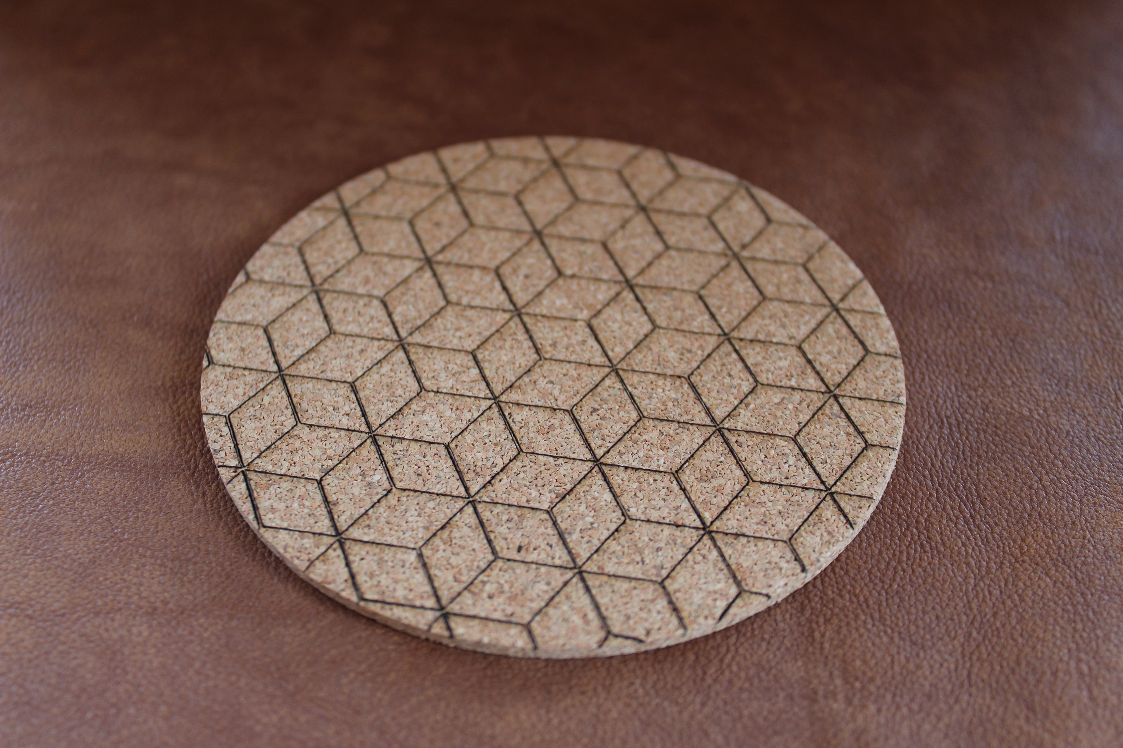 Square Cork Coasters (6 in a pack)