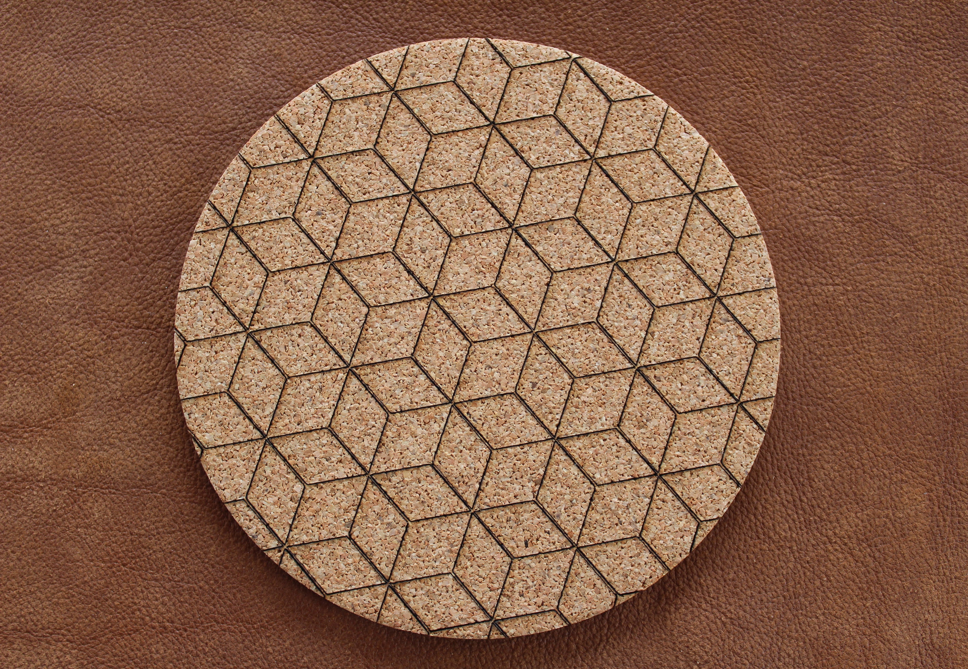 Square Cork Coasters (6 in a pack)