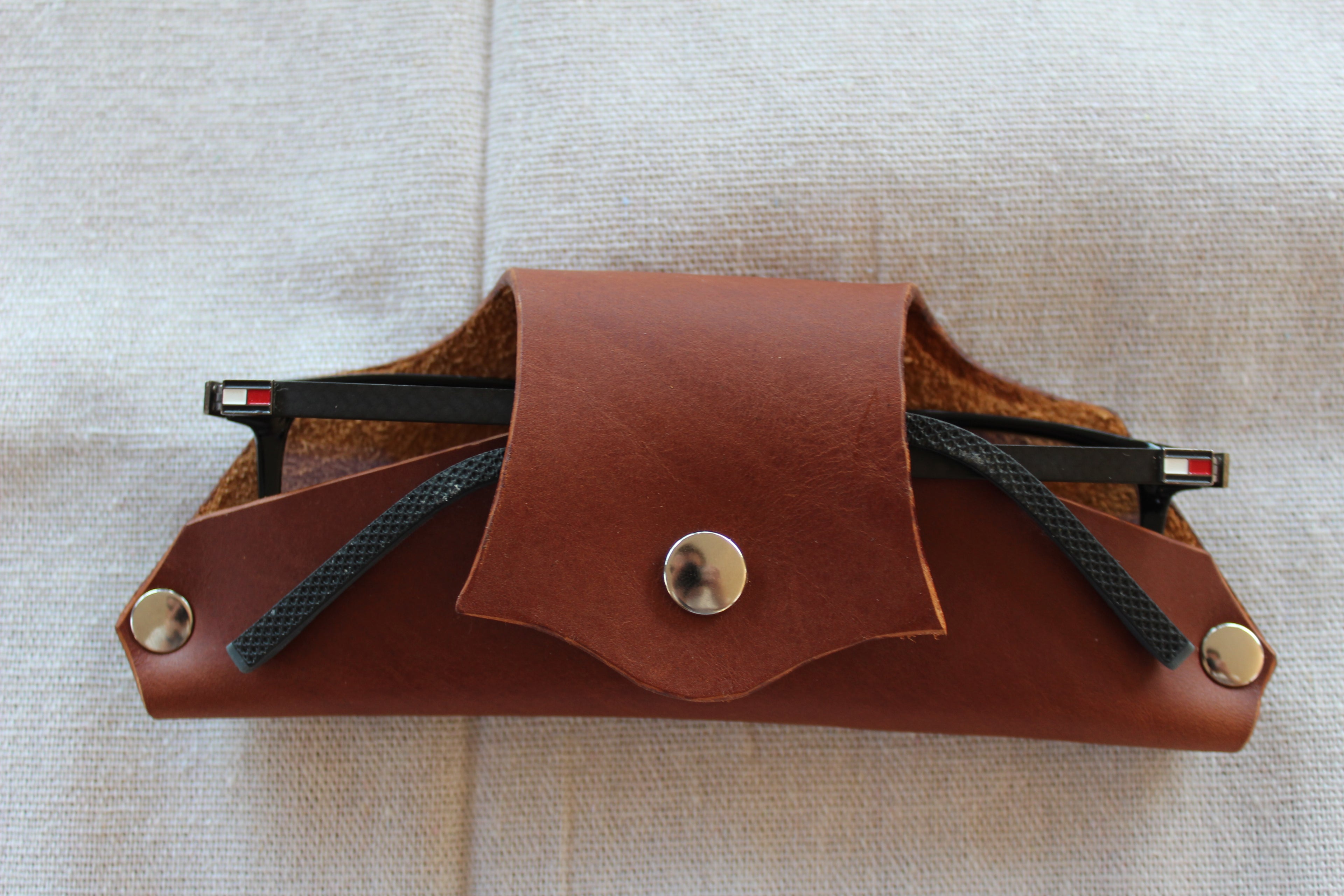 Leather Glasses Carrier