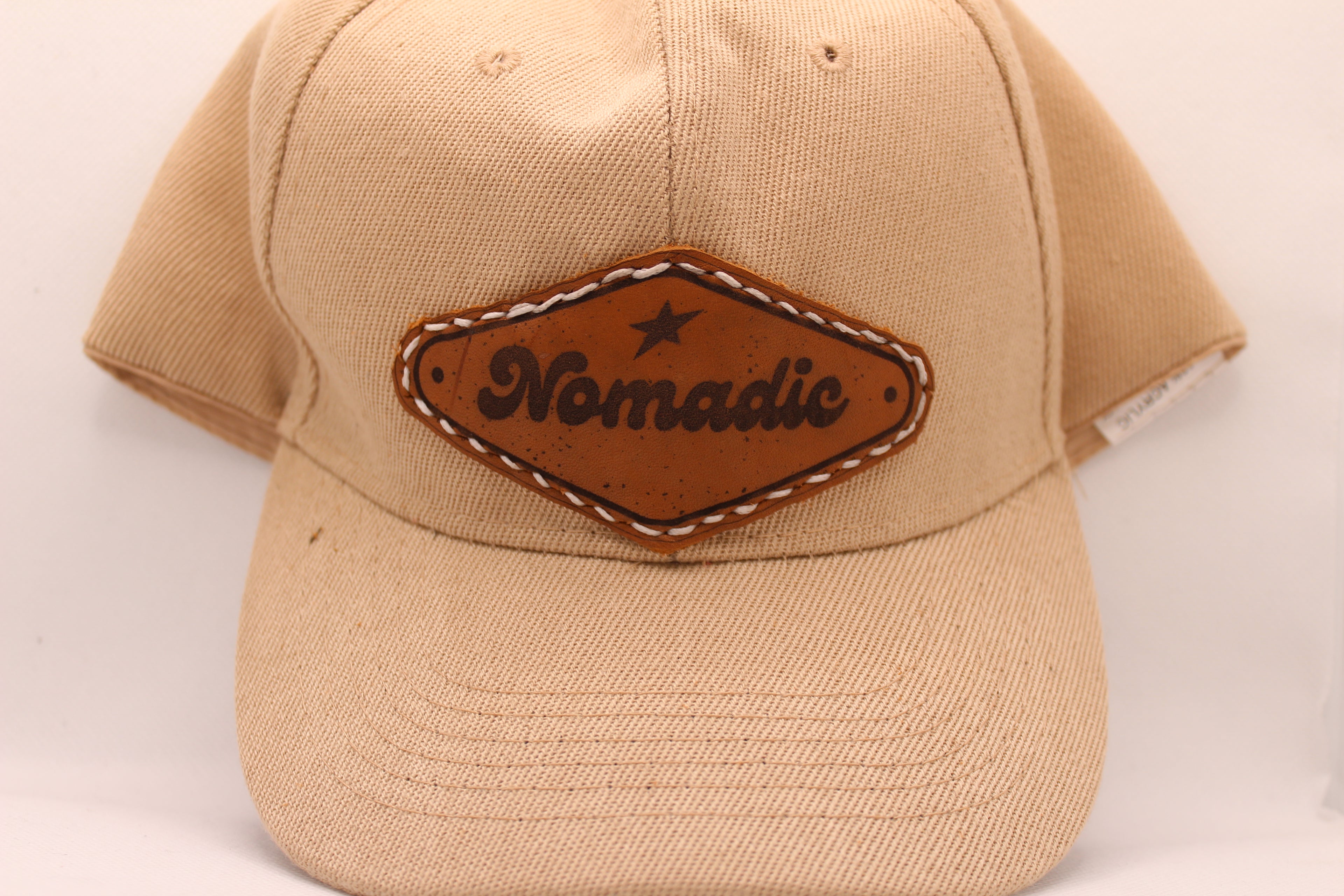 Hat with Leather Patch