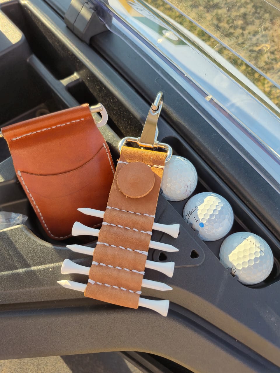 Leather Golf Clip