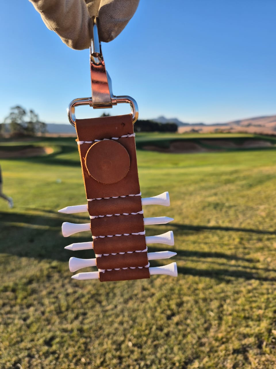 Leather Golf Clip